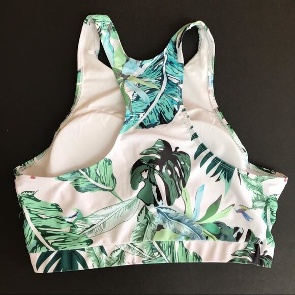 SHEIN High Neck Cutout Bikini Crop Top - Picture 3 of 4